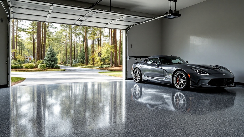 Storm gray garage Apex